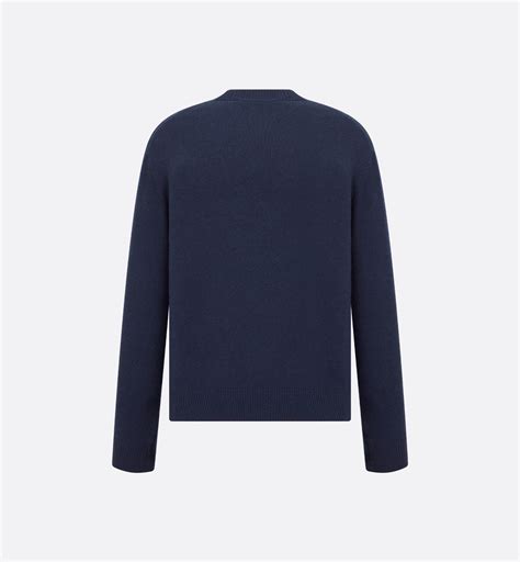 bobby sweater dior|Bobby Sweater Navy Blue Cashmere Jacquard .